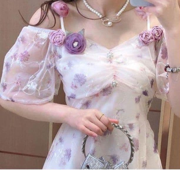コサージュ 結婚式 花びら舞う優雅なコサージュピン