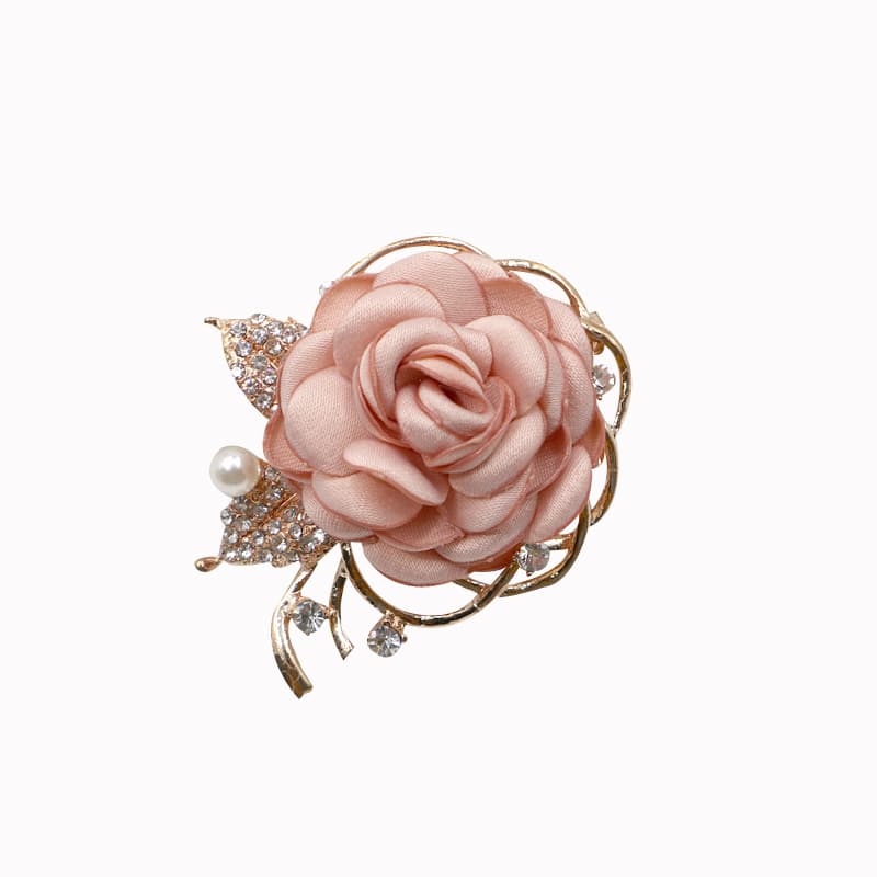 コサージュ 結婚式 華麗な薔薇のブローチコサージュ