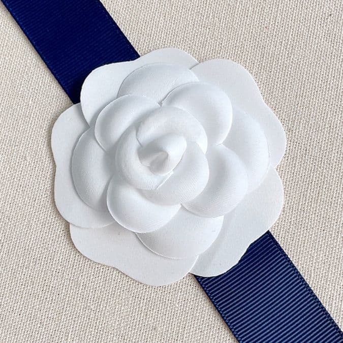 コサージュ 入学式 華やか花びら カメリアコサージュ