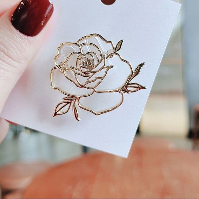 コサージュ 輝く薔薇のメモリアルコサージュ