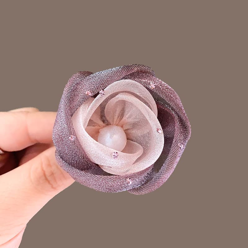 コサージュ 入学式 キラめき優美な薔薇のコサージュ
