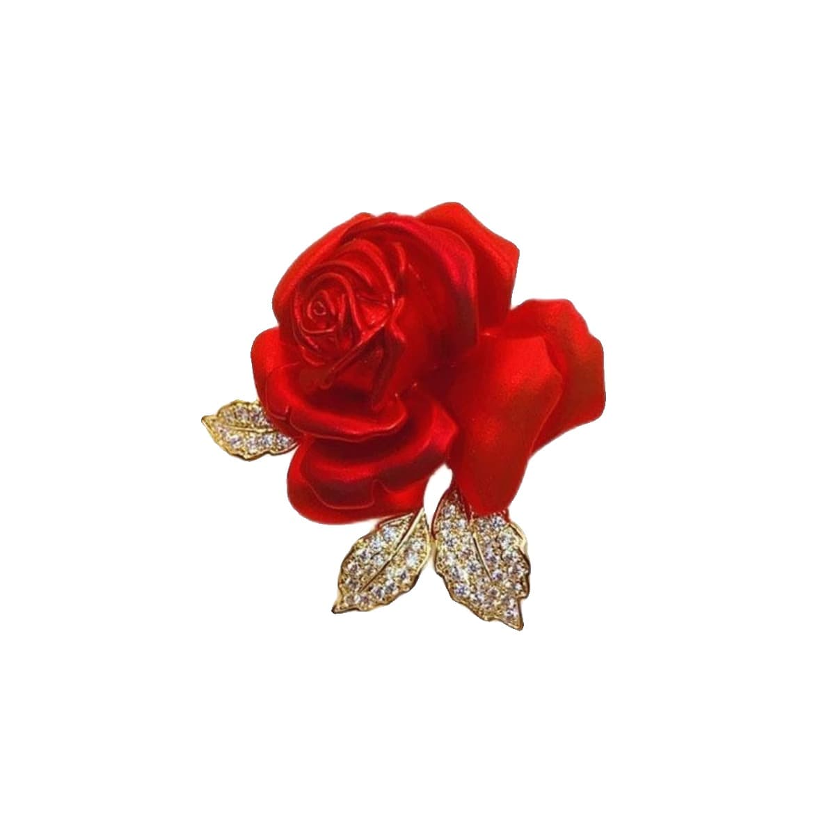 コサージュ 結婚式 華やか薔薇のきらめき胸元コサージュ