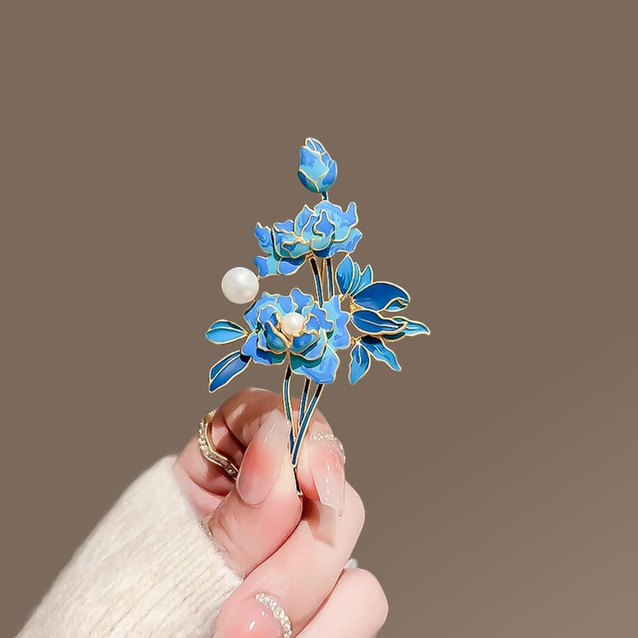 コサージュ 花束モチーフ 真珠添え コサージュ
